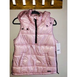 DKNY Sport Quarter-zip Puff Vest - NWT